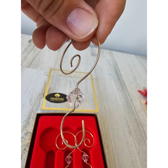 JP Brown Swarovski ornament hook enhancers set 24k gold finish - Picture 3 of 5